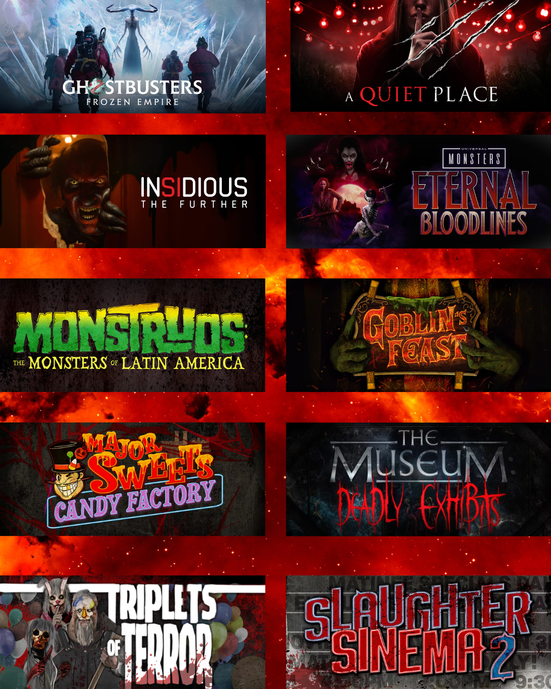 ALL Houses for Halloween Horror Nights Orlando 2024!