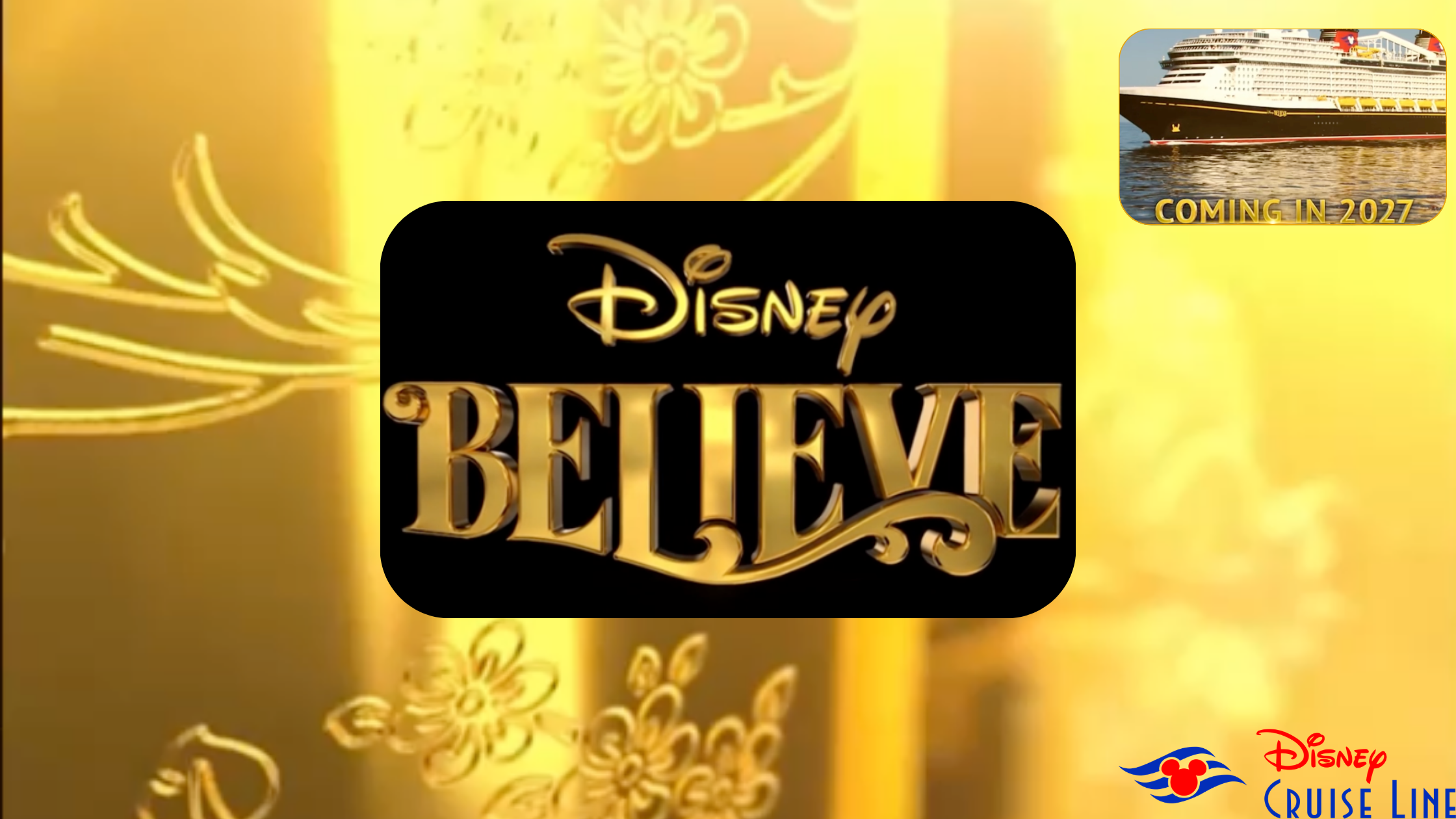 BREAKING: Disney Cruise Line Announces New Ship: The Disney Believe
