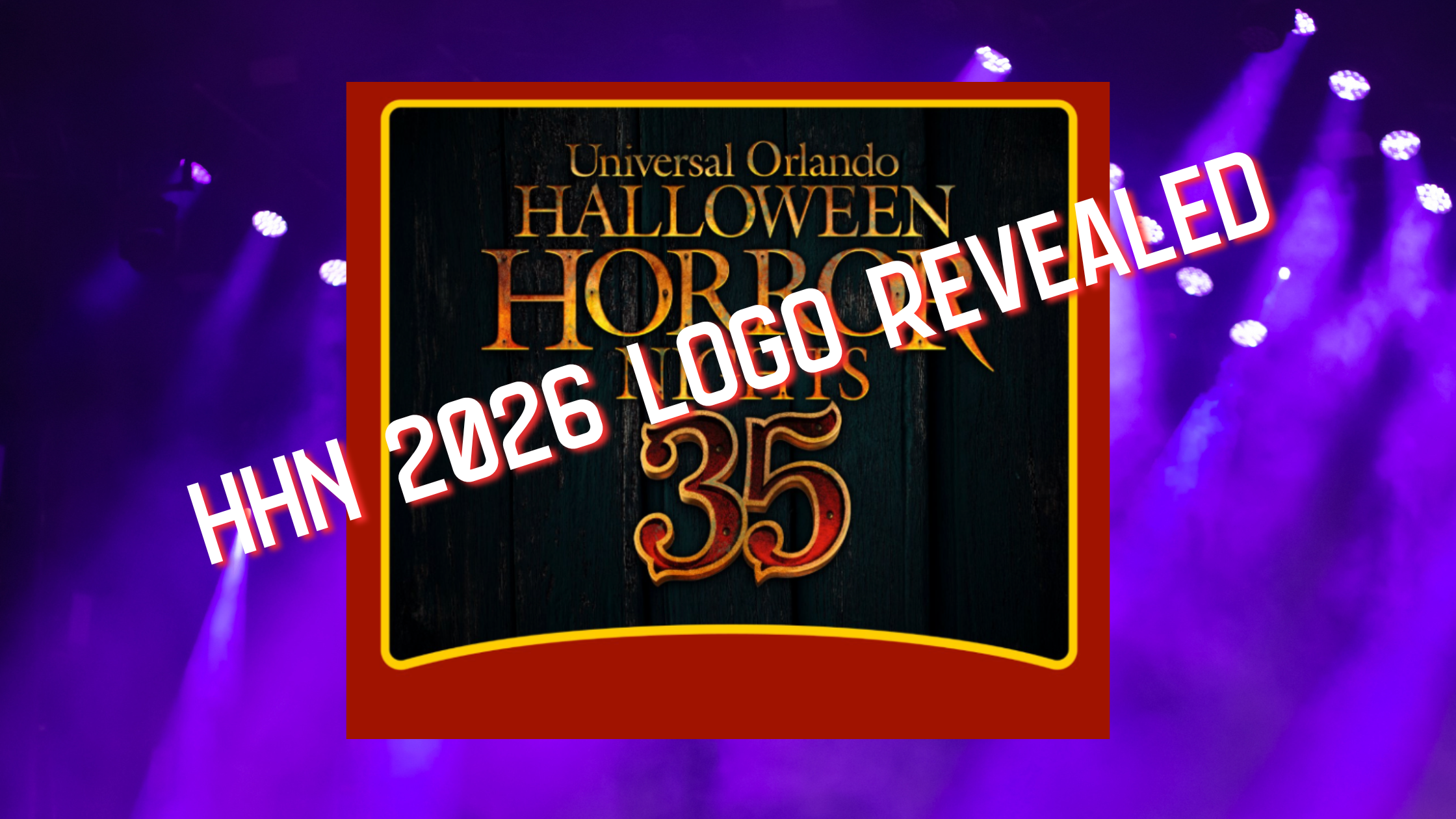 FIRST LOOK: Halloween Horror Nights 2026 LOGO REVEALED!